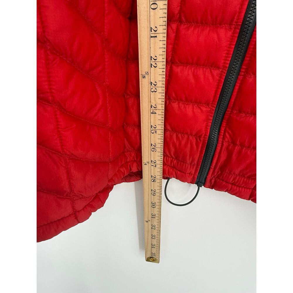 The North Face ThermoBall Insulated Jacket Men’s Large Red Full Zip Packable - Picture 7 of 9